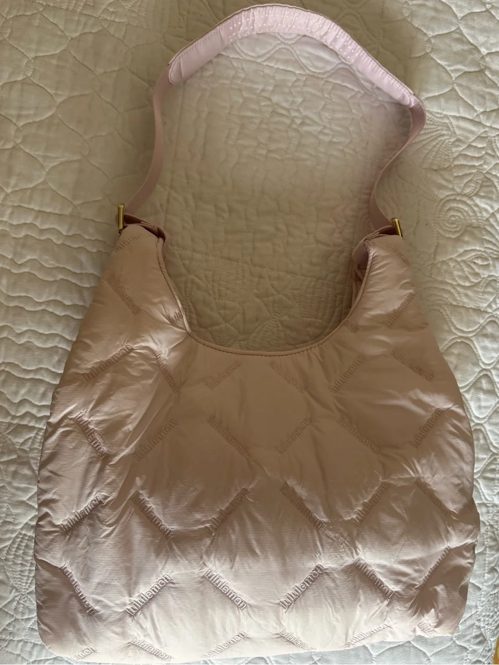lululemon athletica Quilted Pink Shoulder Bag